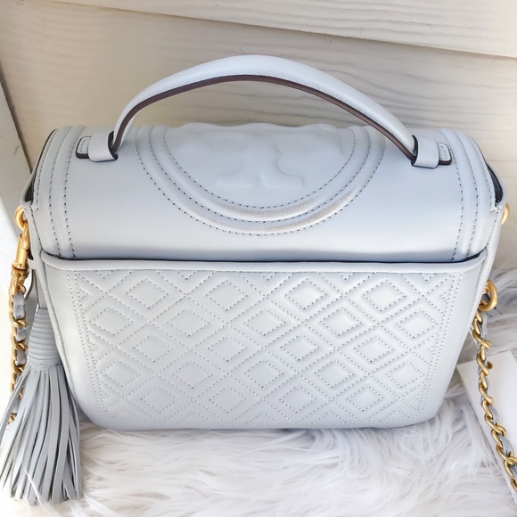 ❗️SOLD❗️Tory Burch Fleming Satchel Seltzer - Picture 5 of 8